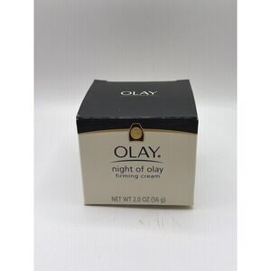 NOS Olay Night of Olay Firming Cream 2.0 oz White Moisturizing Face Treatment